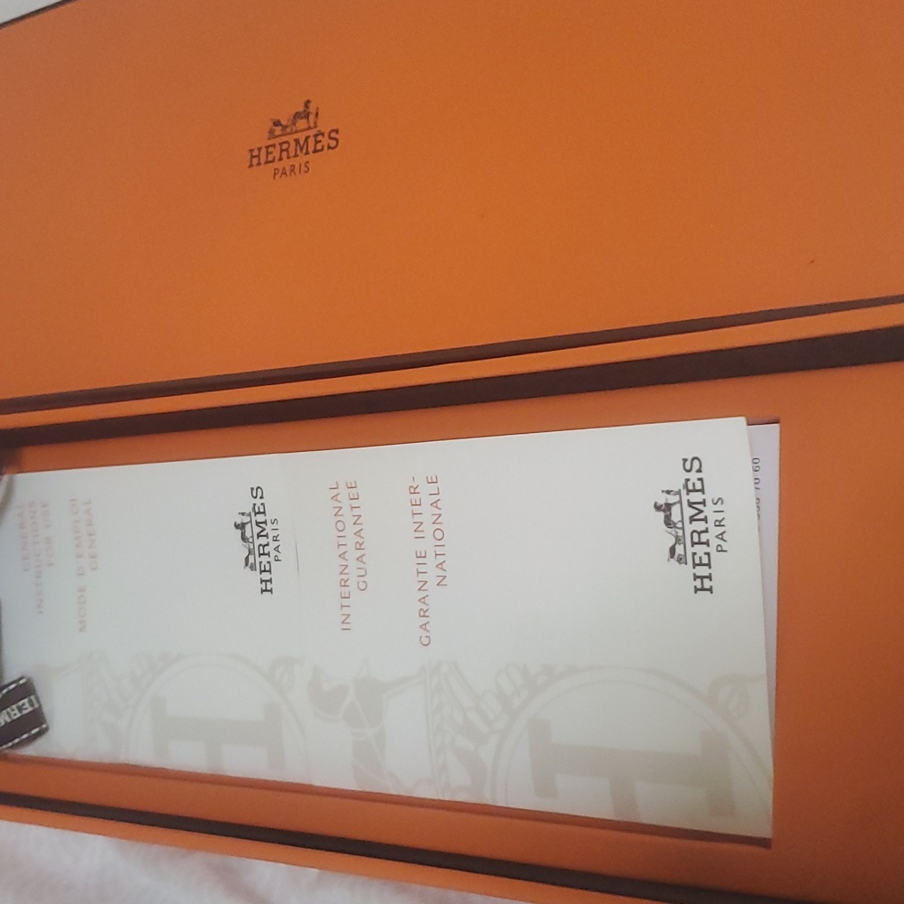 Auth Herms Meteor Watch & Display Case Box. - image 7